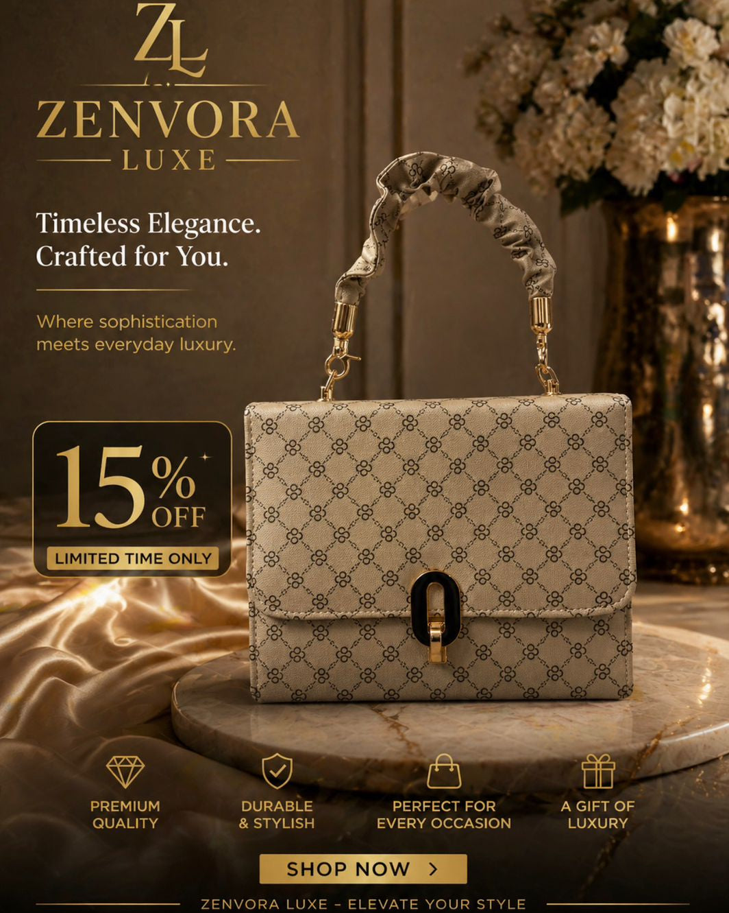 Top Handle Satchel Bag
